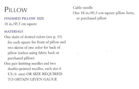 Gentleman's Sampler Afghan and Pillow Knitting Pattern: Vintage Home Decor (PDF) - Image 4