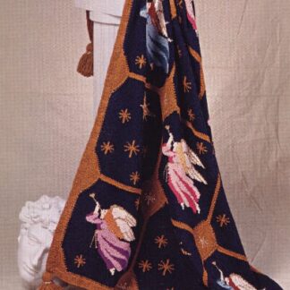 Angel Afghan Knitting Pattern: Vintage Country Home Decor (PDF)