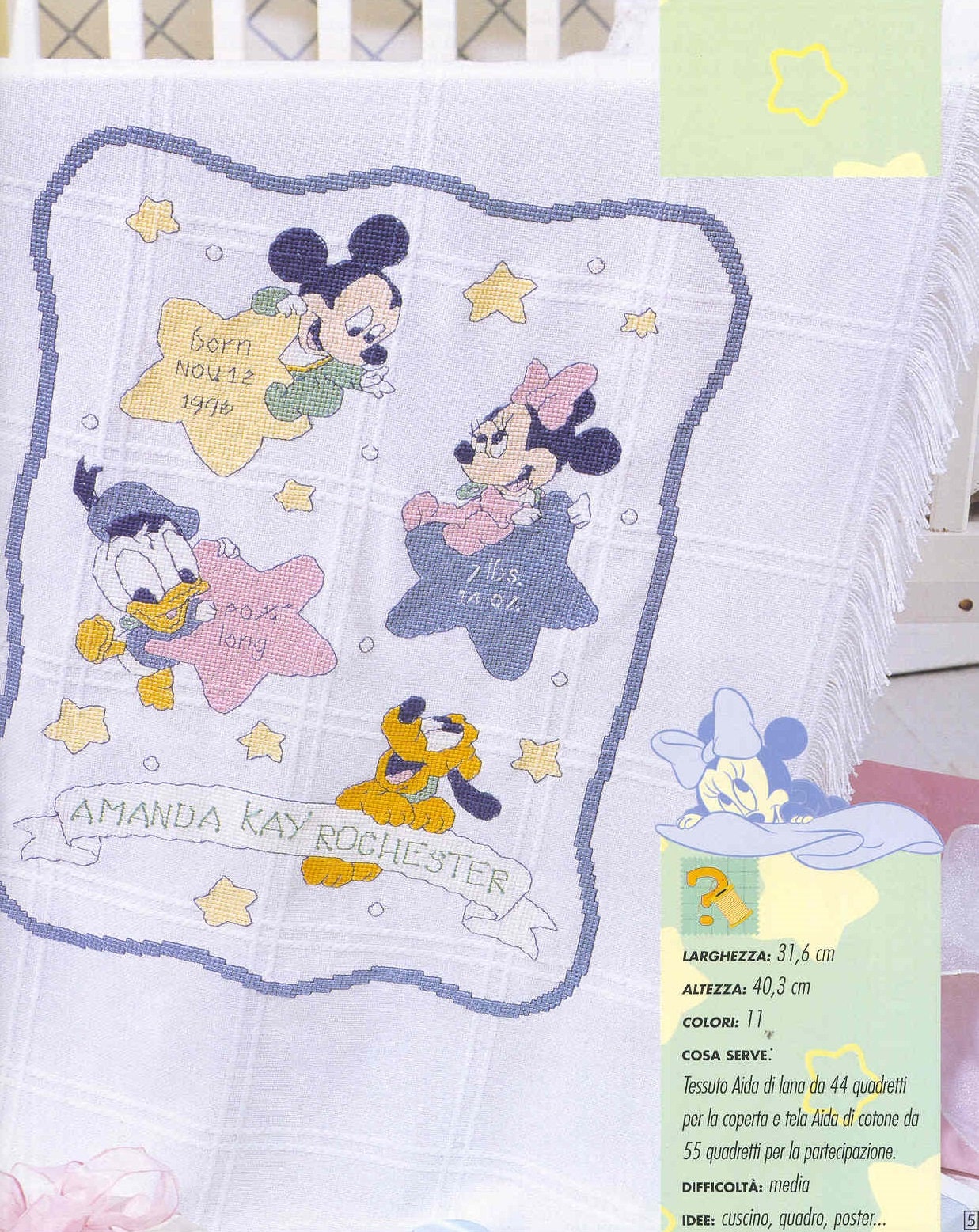 Winnie the Pooh and Friends Cross Stitch Pattern - Vintage Italian (PDF Pattern) - Image 2