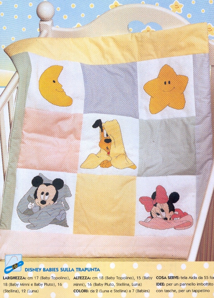 Winnie the Pooh Cross Stitch Pattern: Vintage Italian PDF (Digital Download) - Image 7