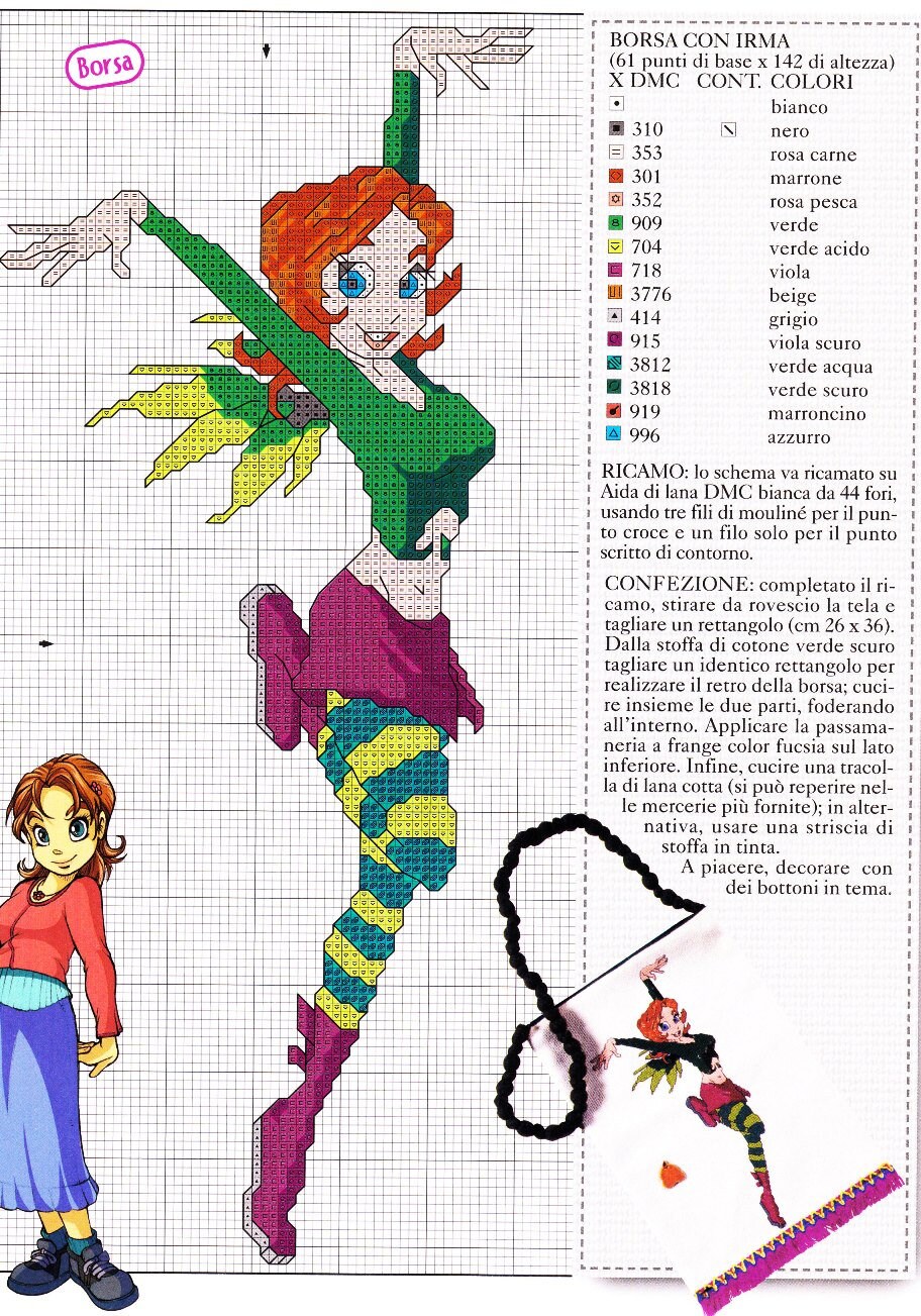 Winnie the Pooh Cross Stitch Pattern: Vintage Italian PDF (Digital Download) - Image 5