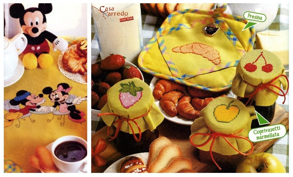 Winnie the Pooh and Friends Cross Stitch Pattern - Vintage Italian (PDF Pattern)