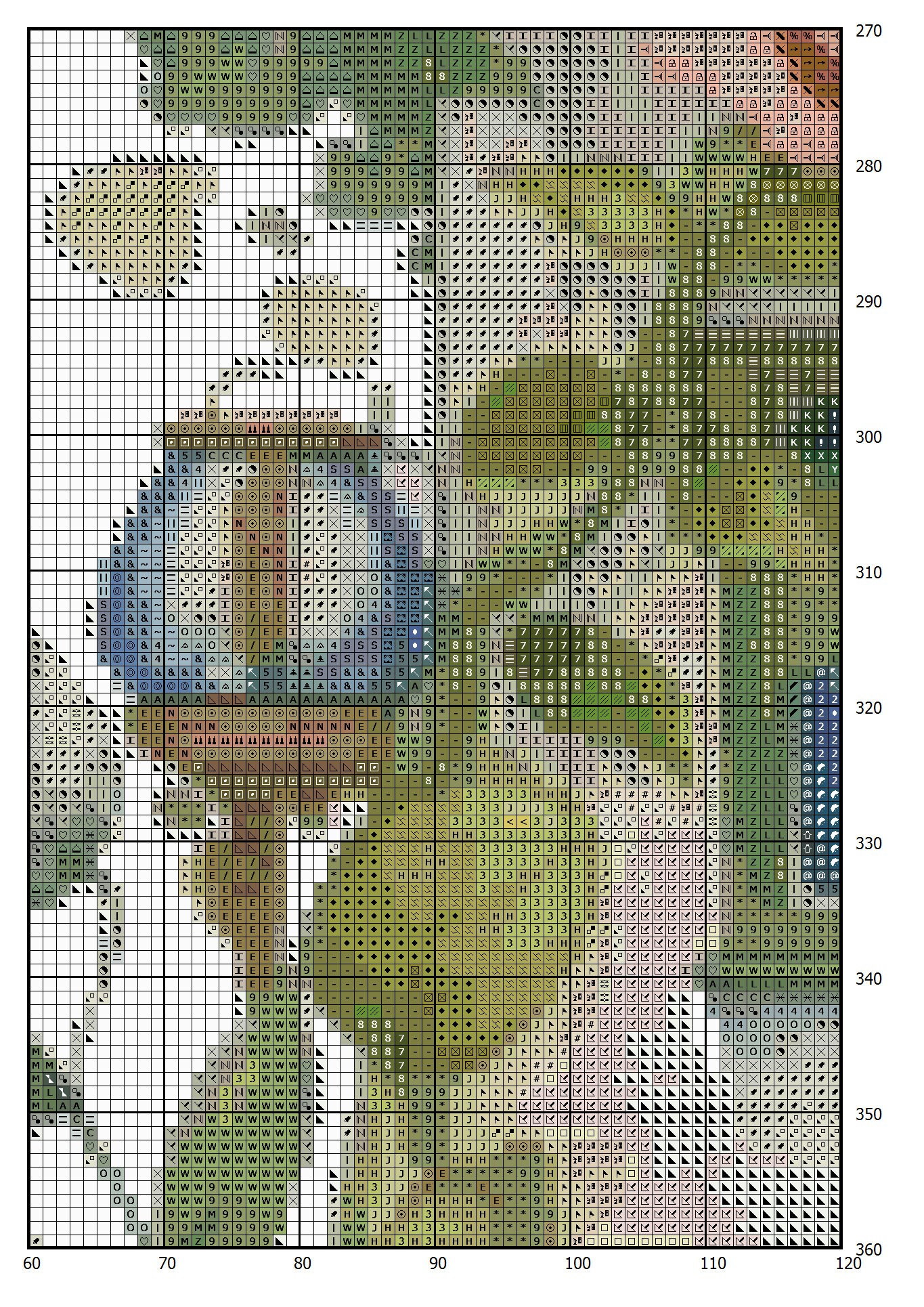 Cottage Garden Cross Stitch Pattern: Magical House Village (PDF Pattern) - Image 2