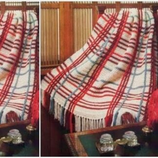 Vintage Afghan Crochet Pattern: Highland Glen Throw (PDF Pattern)