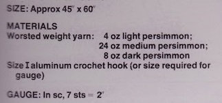 Crocheted Persimmon Afghan Pattern: Vintage Home Decor (PDF) - Image 3