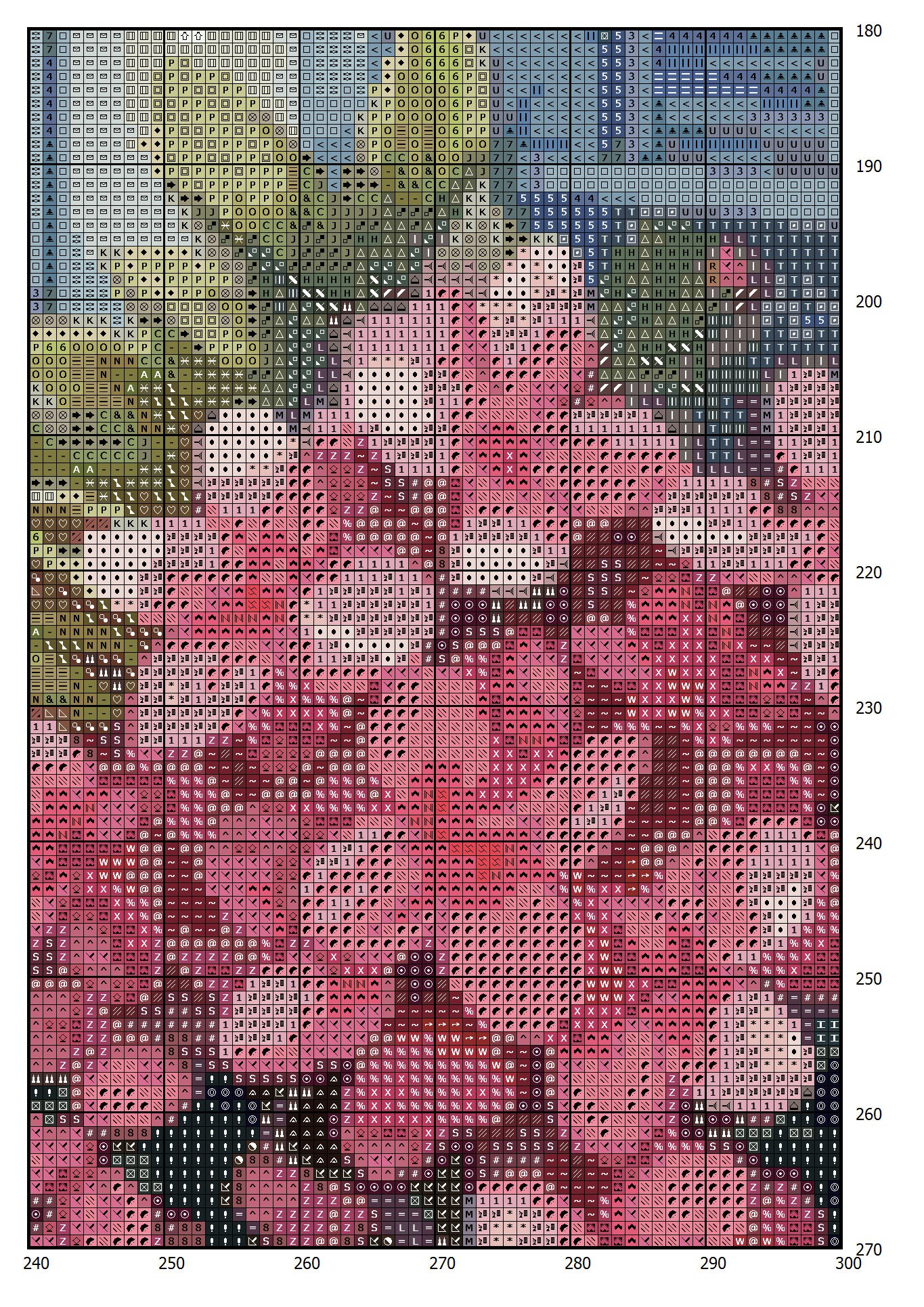 Floral Cottage Cross Stitch Pattern: Magical House Design (PDF) - Image 2
