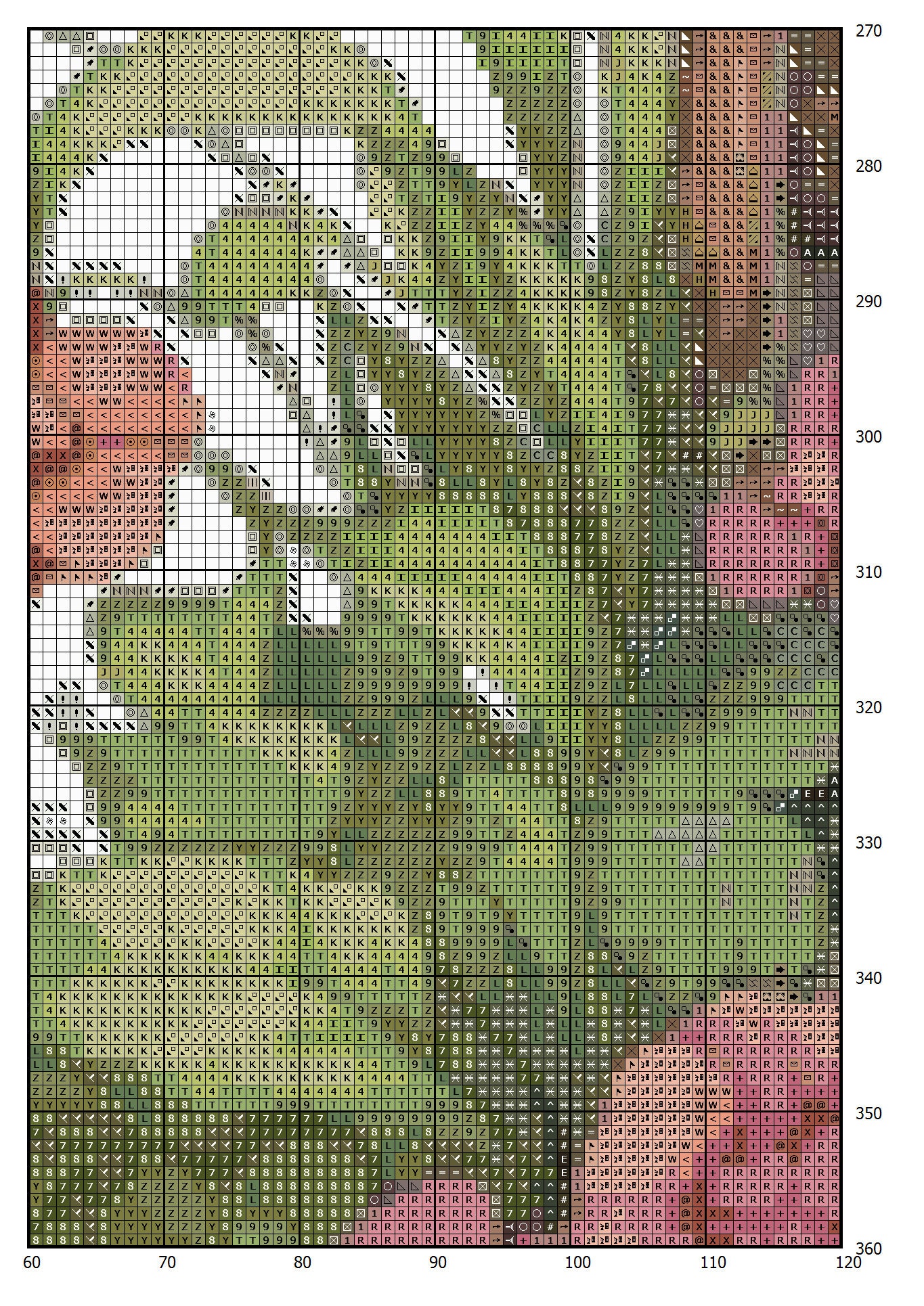 House by the River Cross Stitch Pattern: Wooden Mill (PDF) - Image 2
