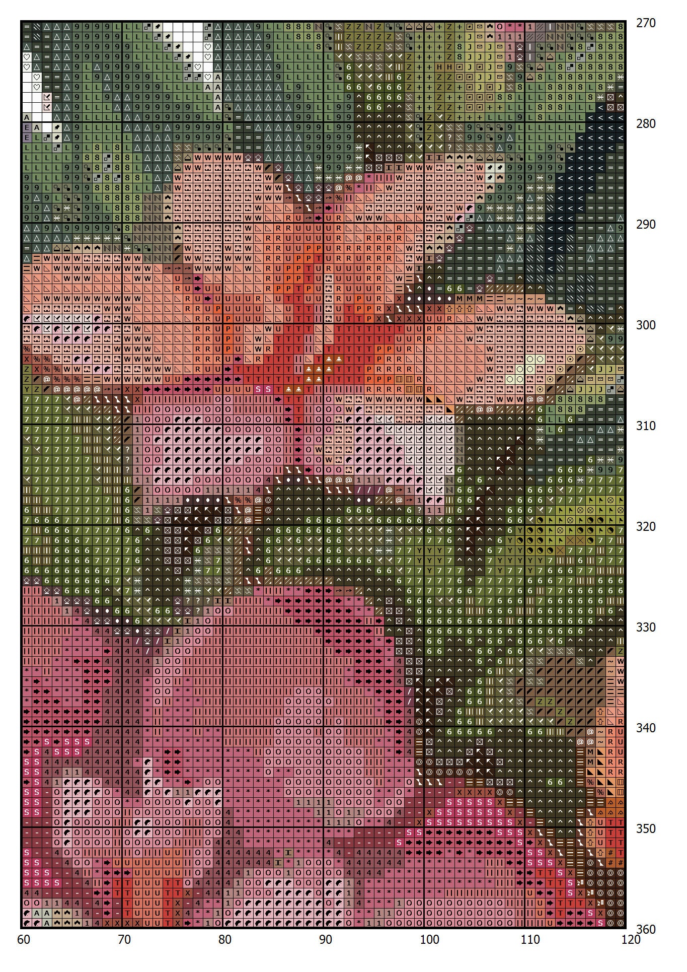 Cottage Garden Cross Stitch Pattern: Floral House Village (PDF) - Image 2