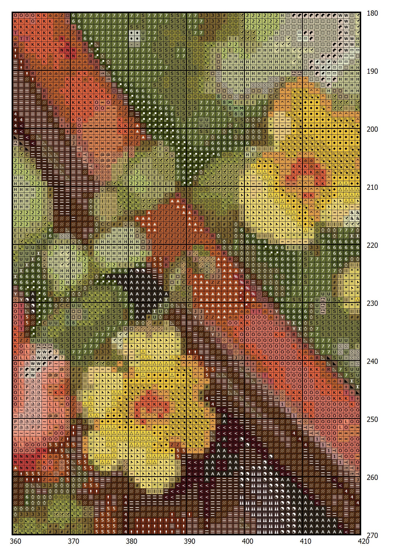 Cottage Garden Cross Stitch Pattern: Floral House Village (PDF) - Image 2