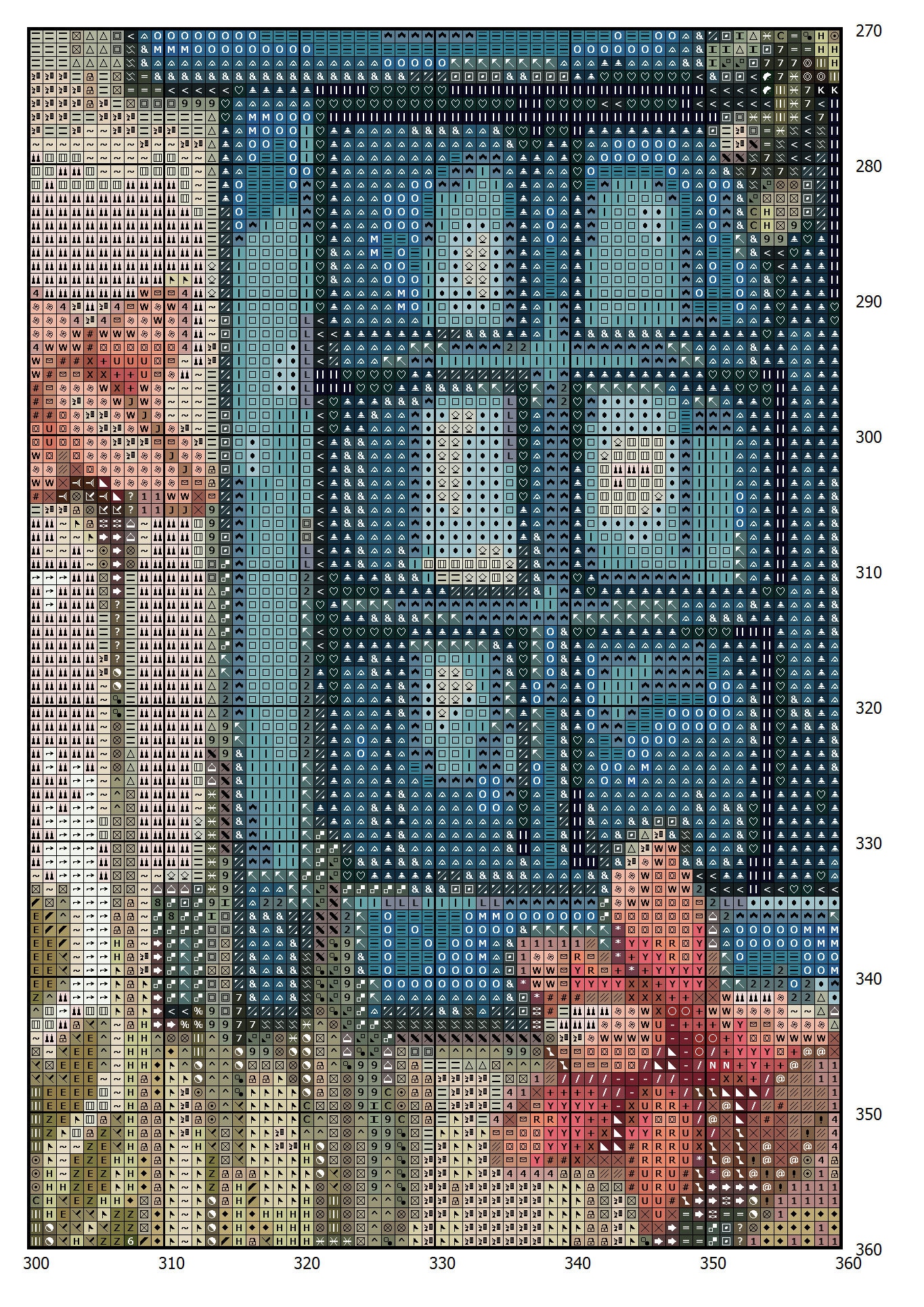 Cottage Cross Stitch Pattern: House in Flowers (PDF) - Image 2