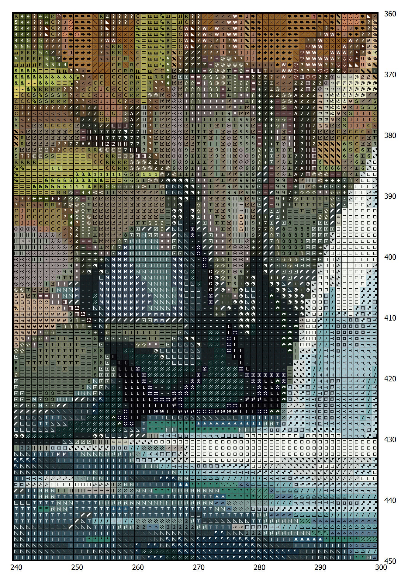 Riverside Mill House Cross Stitch Pattern: Fantasy Landscape (PDF) - Image 2