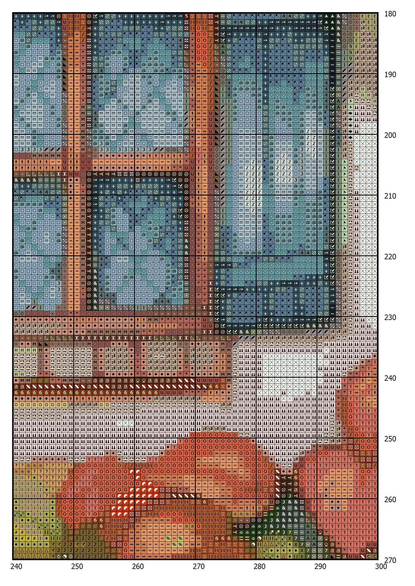 Cottage Garden Cross Stitch Pattern: Magical House in Flowers (PDF) - Image 2