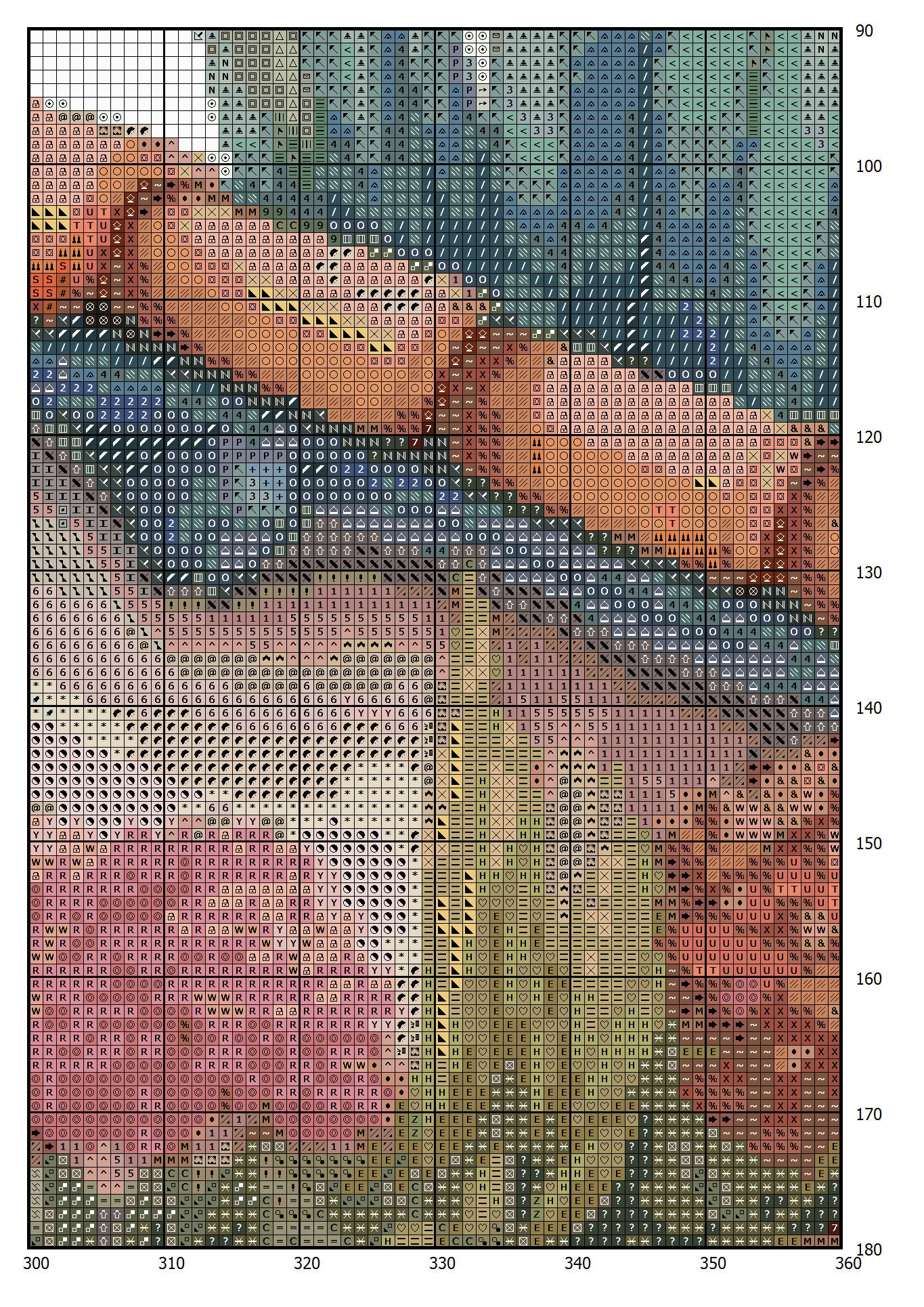 Cottage Cross Stitch Pattern: House in Flower Garden (PDF Pattern) - Image 2