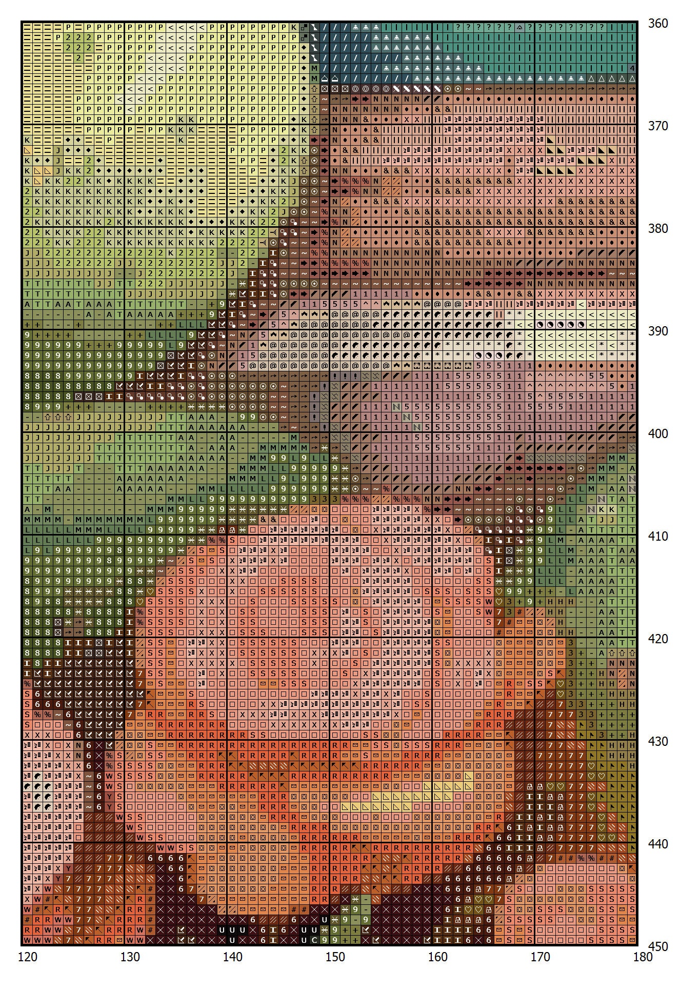 Cottage Cross Stitch Pattern: House in Flower Garden (PDF Pattern) - Image 2