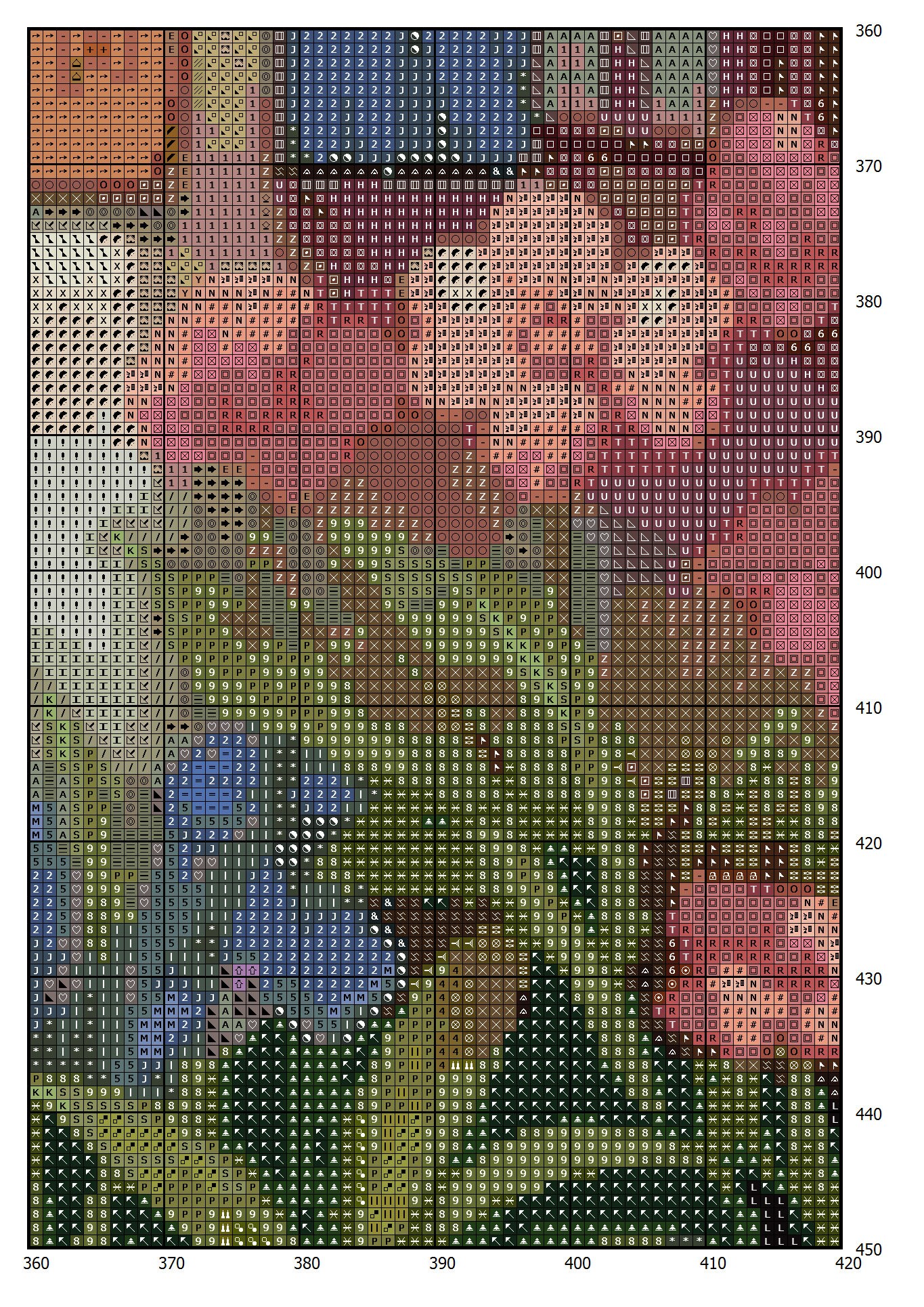 Cottage Cross Stitch Pattern: Magical House in Flowers (PDF Pattern) - Image 2