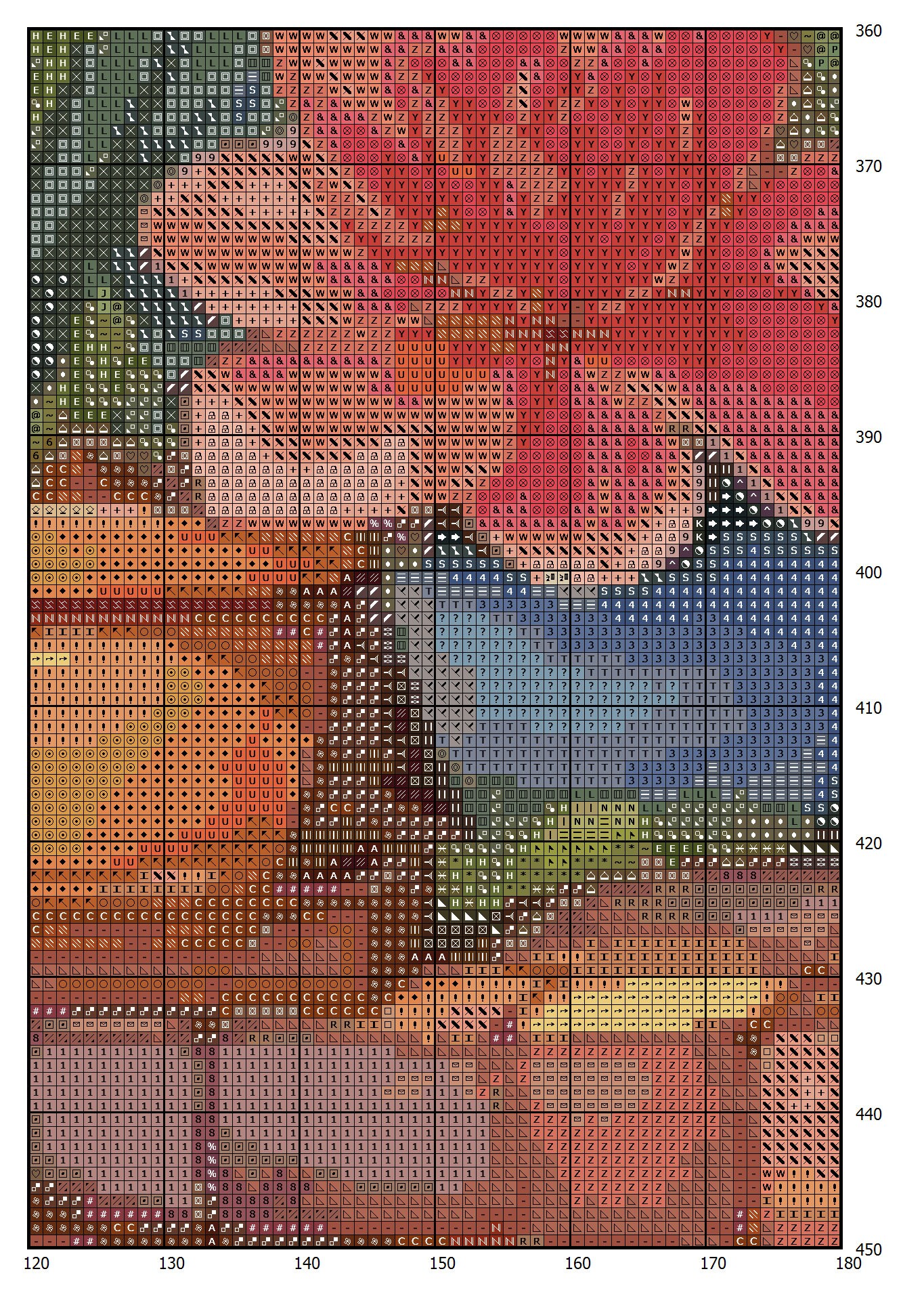 Cottage Garden House Cross Stitch Pattern: Floral Village Design (PDF) - Image 2