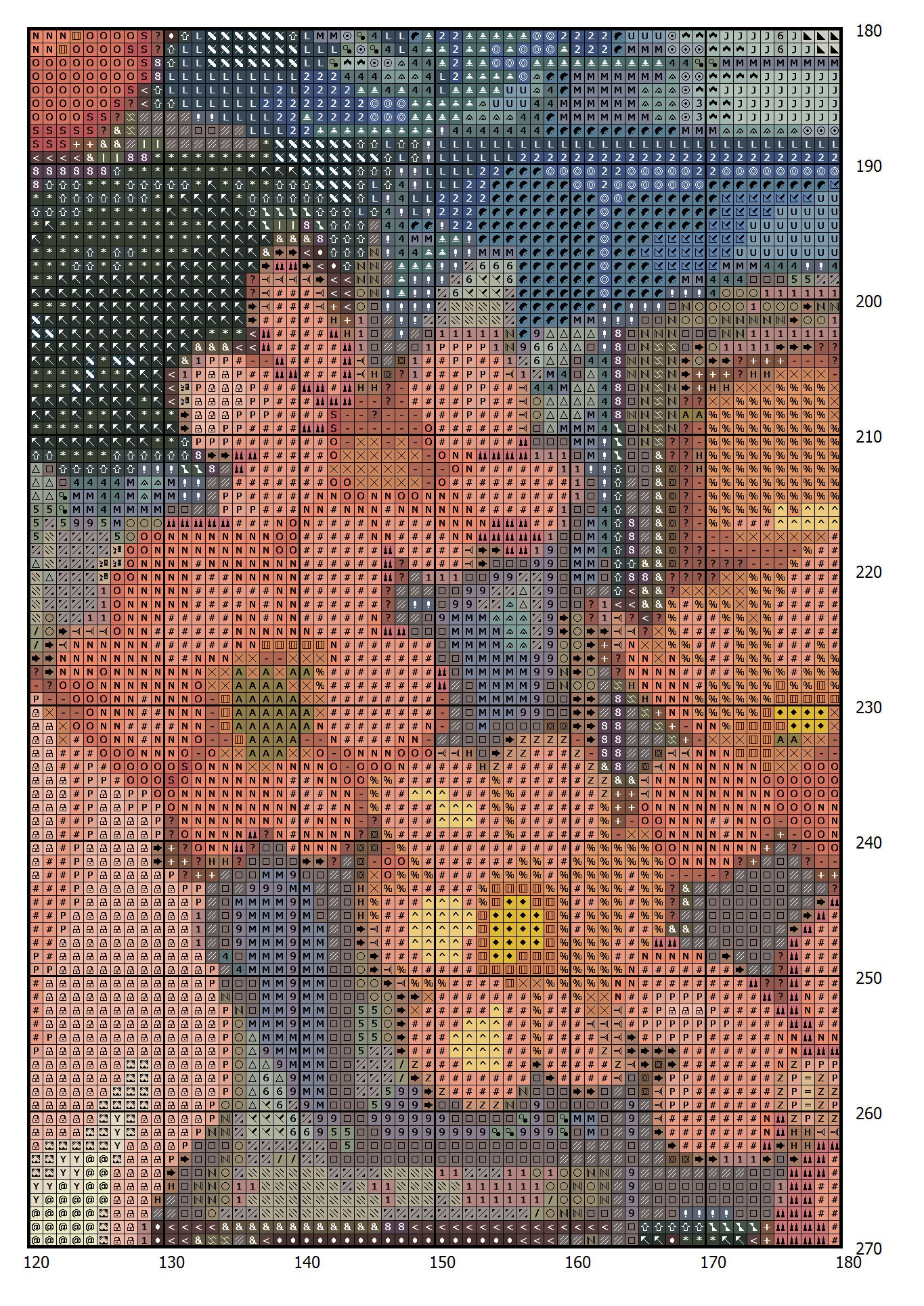 Cottage Cross Stitch Pattern: Floral House Village (PDF Pattern) - Image 2