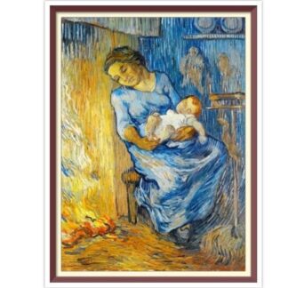 Van Gogh L'Homme est en Mer Cross Stitch Pattern: Vintage Art (PDF)