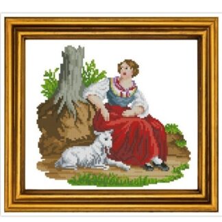 Heinrich Kuhn Cross Stitch Pattern - PDF Counted Antique Cross Stitches - Berlin Embroidery 1867