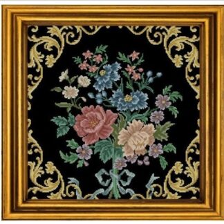Versailles Antique Bouquet Cross Stitch Pattern - Berlin Embroidery (PDF)