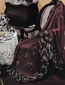 Vintage Crochet Pattern Afghan Plaid Victoriana - Country Home Decor - PDF English