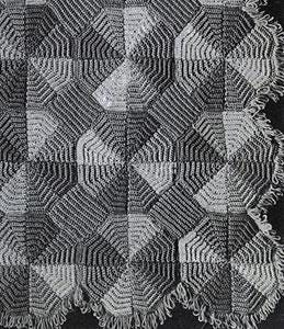 Vintage Crochet Pattern Afghan Plaid Cartwheel - Country Home Decor - PDF English - Image 2