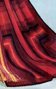 Vintage Crochet Pattern Afghan Plaid Sea Shell - Country Home Decor - PDF English