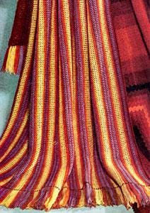Vintage Crochet Pattern Afghan Plaid Two Tone - Country Home Decor - PDF English