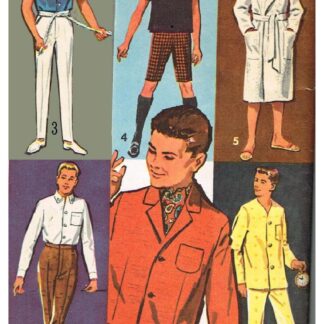 Vintage Fashion Doll Clothes Sewing Pattern for 12" Dolls (Digital Download)