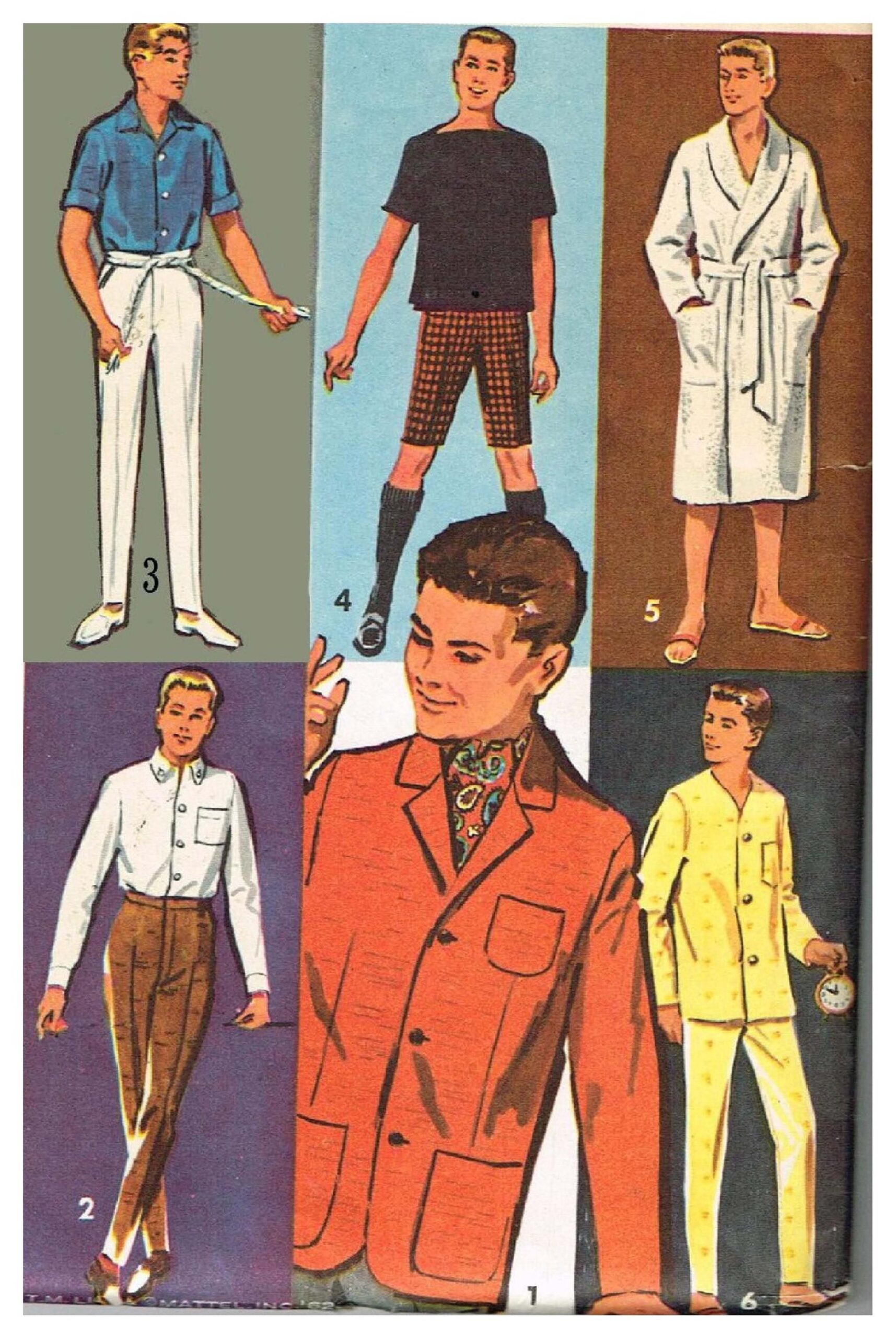 Vintage Fashion Doll Clothes Sewing Pattern for 12" Dolls (Digital Download)