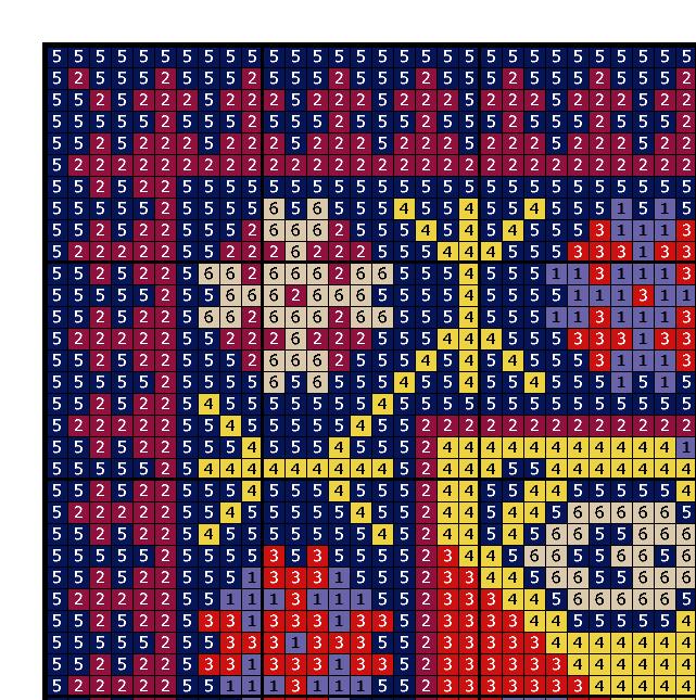Dollhouse Rug Cross Stitch Pattern: Miniature Antique Runner (PDF Download) - Image 2