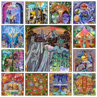 31 Sets Cross Stitch Pattern Fantasy Digital Download PDF Bundle