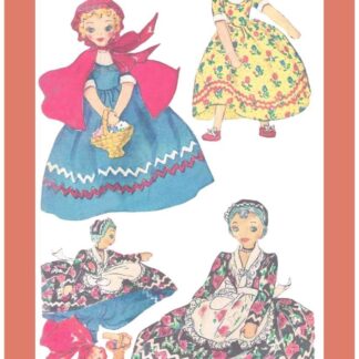 Vintage Sewing Pattern Dolls 15" Topsy Turvy McCalls 1656 PDF