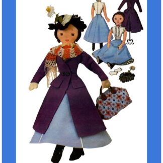 Vintage Sewing Pattern Dolls 17" McCalls 7432 PDF