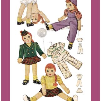 Vintage Sewing Pattern Dolls 26" McCall 903 PDF