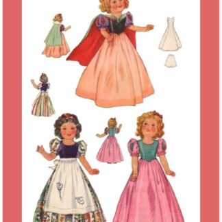 Vintage Sewing Pattern Dolls 16" McCall 579 Wardrobe PDF